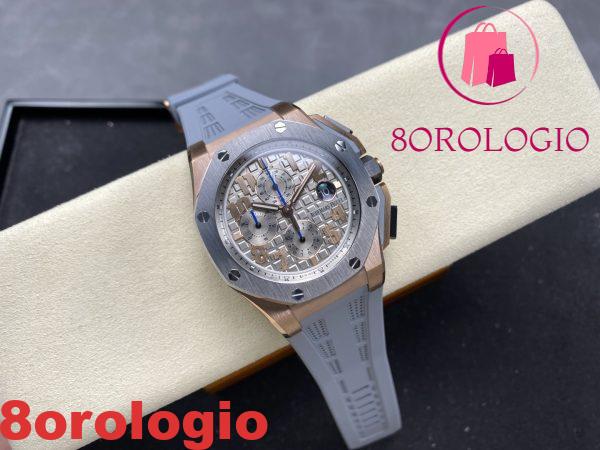 Audemars Piguet Royal Oak Offshore Chronograph Lebron James 26210OI Oro Rosa 1:1 Migliore Replica TKF 44mm Orologio - immagine 4