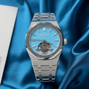 Replica di Alta Qualità Audemars Piguet Royal Oak Tourbillon Quadrante Tiffany Blue 41mm Orologio