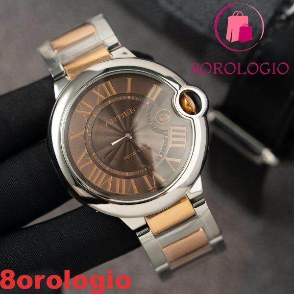 Cartier Ballon Bleu W6920032 Due Toni Quadrante Marrone Migliore Replica AF 42mm Orologio