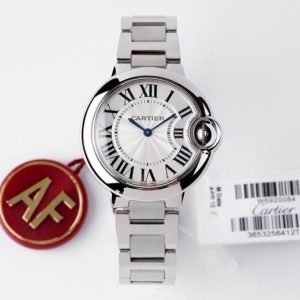 Cartier Ballon Bleu W6920084 Quadrante Bianco Bracciale Migliore Replica AF 33mm Orologio