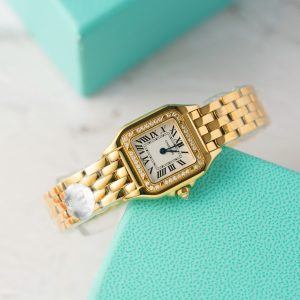 Cartier Panthère De Cartier WJPN0067 Oro Giallo Con Ghiera In Diamanti Replica BVF 22mm X 30mm Orologio