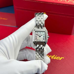 Cartier Panthère Steel Ladies MOP Dial Miglior Replica AF 27mm x 36mm Orologio
