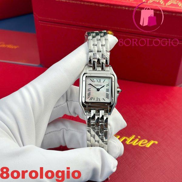 Cartier Panthère Steel Ladies MOP Dial Miglior Replica AF 27mm x 36mm Orologio
