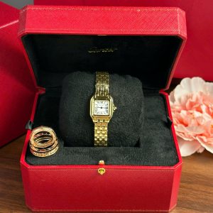 Cartier Panthère WGPN0047 Ladies Small Model Replica in Oro Giallo BVF 23mm X 30mm Orologio