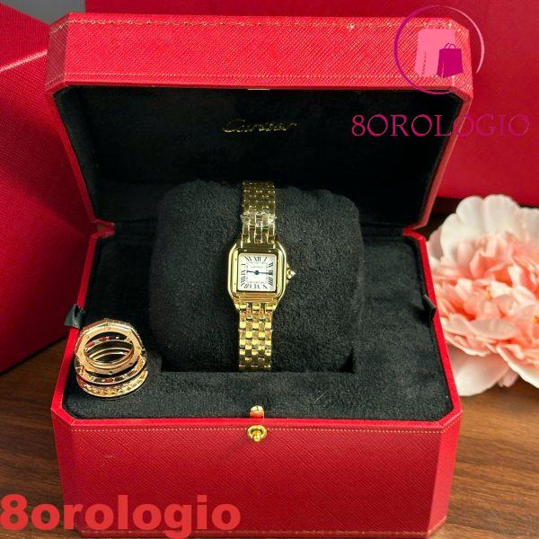 Cartier Panthère WGPN0047 Ladies Small Model Replica in Oro Giallo BVF 23mm X 30mm Orologio - immagine 3