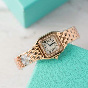 Cartier Panthère WJPN0049 Oro Rosa Diamanti Cornice Donna Replica BVF 22mm X 30mm Orologio