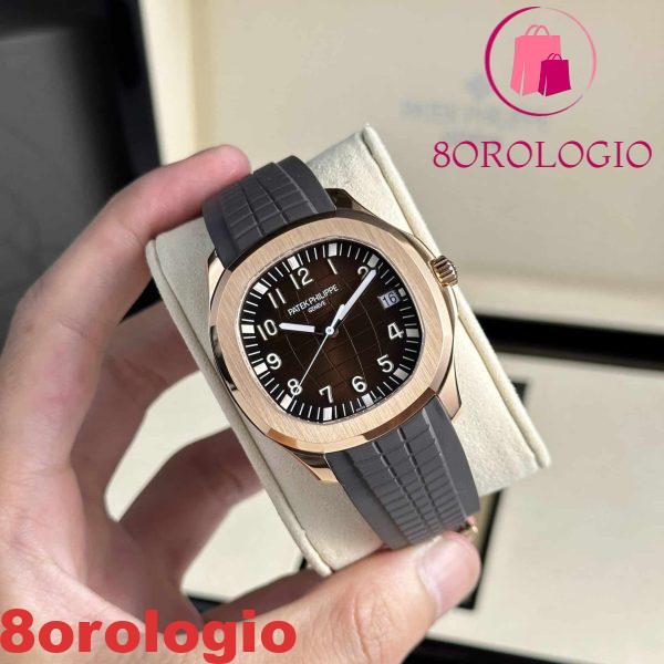 Replica di Alta Qualità Patek Philippe Aquanaut 5167R-001 Oro Rosa Quadrante Marrone 3K Factory 40.8mm Orologio