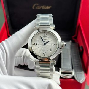 Cartier Pasha De Cartier WSPA0009 Acciaio Quadrante Bianco Replica BVF 41mm Orologio
