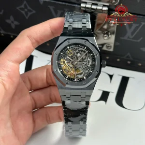 Audemars Piguet Royal Oak Openworked 15416CE Cassa in Ceramica Nera Quadrante Scheletrato Replica 1:1 Migliore THB 41mm Orologio