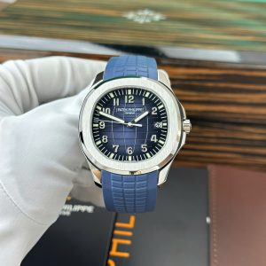 Patek Philippe Aquanaut 5168G-010 Quadrante Blu Modificato Opzione Completa Super Clone Best Replica 42.2mm Orologio