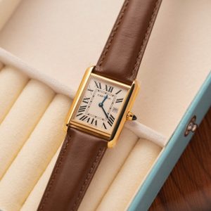 Cartier Tank Louis W1529756 Oro Giallo Pelle Replica AF 33,7mm X 25,5mm Orologio