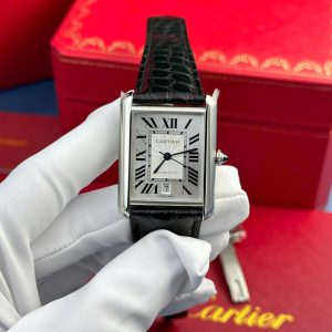 Cartier Tank Must WSTA0040 Extra Large Quadrante Argento Migliore Replica AF 31mm X 41mm Orologio