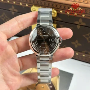 Cartier Ballon Bleu De Cartier Acciaio Quadrante Marrone Migliore Replica AF 40mm Orologio