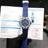 Hublot Big Bang Chronograph Acciaio Blu Custom Moissanite Bezel Replica 41mm Orologio