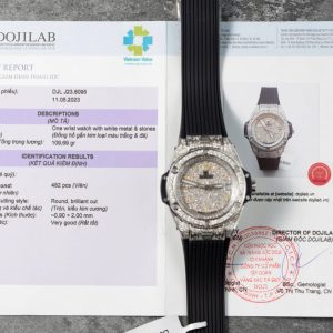Hublot Big Bang One Click Acciaio Full Pavé Diamanti Naturali Migliore Replica 39mm Orologio