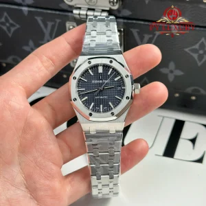 Audemars Piguet Royal Oak 15450ST Quadrante Blu Bracciale in Acciaio Replica di Alta Qualità APS Factory 37mm Orologio