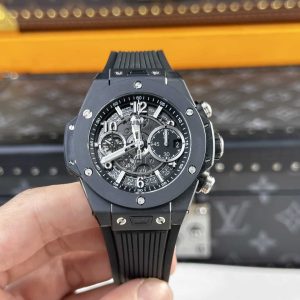 Hublot Big Bang Unico Black Magic Quadrante Nero Migliore Replica BBF 42mm Orologio