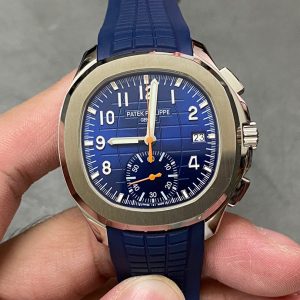 Replica Patek Philippe Aquanaut 5968G Cronografo Quadrante Blu 42.2mm Orologio