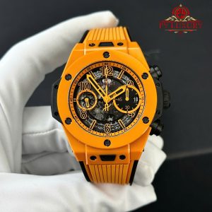 Hublot Big Bang Unico Orange Ceramic Chronograph Migliore Replica BBF 42mm Orologio