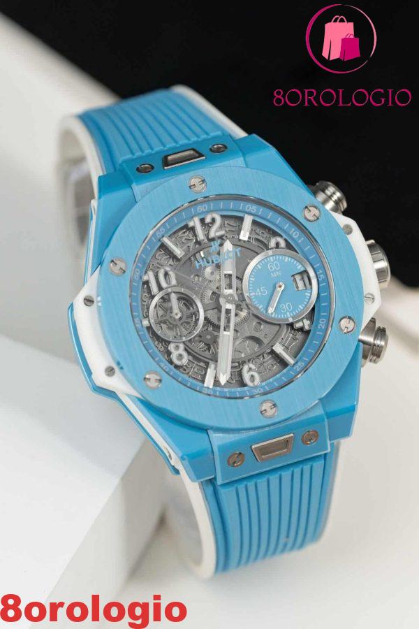 Hublot Big Bang Unico Sky Blue Ceramic Migliore Replica BBF 42mm Orologio - immagine 5