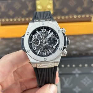 Hublot Big Bang Unico Quadrante Nero in Titanio Migliore Replica BBF 42mm Orologio