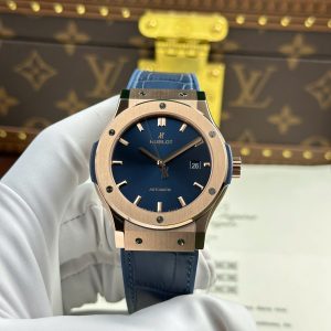 Hublot Classic Fusion King Gold Quadrante Blu Miglior Replica JJF 42mm Orologio