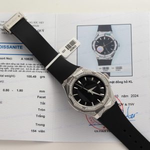 Hublot Classic Fusion Orlinski Titanium Black Alternative Pavé Custom Moissanite Replica 1:1 40mm Orologio
