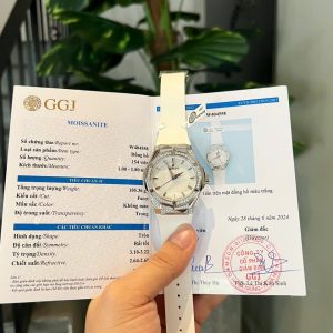 Hublot Classic Fusion Orlinski Titanium White Replica Pavé Custom Moissanite 40mm Orologio