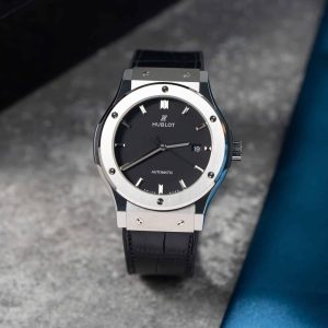 Hublot Classic Fusion Titanium Quadrante Nero Migliore Replica JJF 42mm Orologio