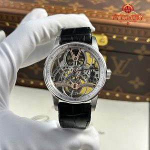 Audemars Piguet Code 11.59 26600CR lunetta interna color argento cinturino in pelle nera 1:1 miglior replica APPF 41mm Orologio