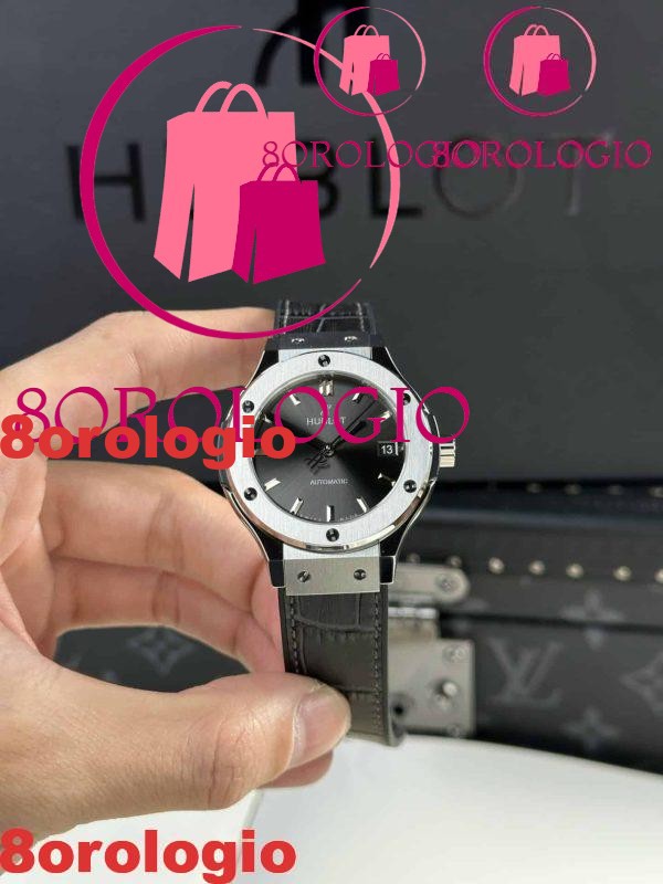 Hublot Classic Fusion Titanium Quadrante Grigio Replica Super Clone JJF 38mm Orologio