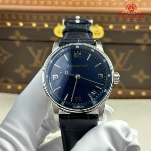 Audemars Piguet Code 11.59 Automatic 15210BC Quadrante Blu Cinturino in Pelle 1:1 Miglior Replica APSF 41mm Orologio