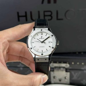 Hublot Classic Fusion Quadrante Bianco in Titanio Migliore Replica JJF 38mm Orologio