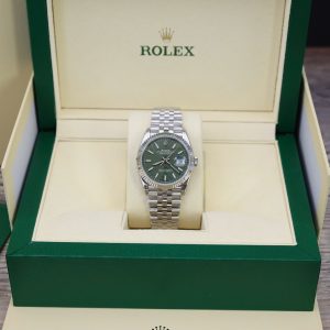 Rolex Datejust 126234-0047 Quadrante Luminoso Verde Palma Replica VSF 36mm Jubilee Migliore Orologio