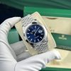 Replica Rolex Datejust 126300-0002 Quadrante Blu Luminoso Ghiera Liscia Jubilee VSF Migliore 41mm Orologio