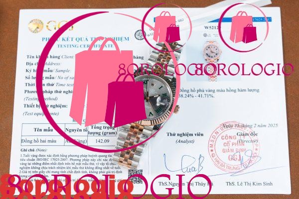 Rolex Datejust 126331 Bicolore 10K Oro Rosa Rivestito Quadrante Wimbledon Jubilee Replica 1:1 GMF 41mm Orologio