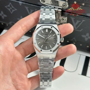 Audemars Piguet Royal Oak 15450ST Quadrante Grigio Bracciale in Acciaio Migliore Replica APS Factory 37mm Orologio