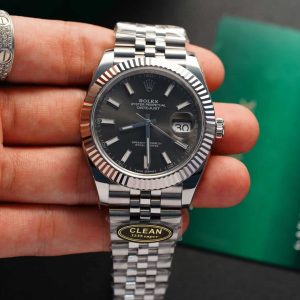 Rolex Datejust 126334 Quadrante Grigio Jubilee Replica Super Clone Clean Factory 41mm Orologio