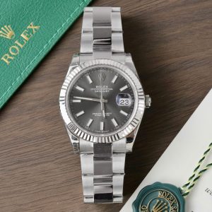 Replica Rolex Datejust 126334-0013 Quadrante Grigio Luminoso Bracciale Oyster 1:1 Miglior Replica VSF 41mm Orologio