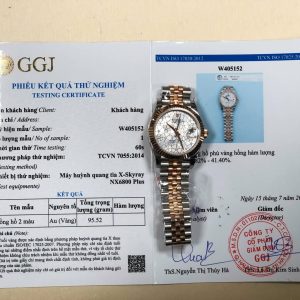 Replica Rolex Datejust 278271 Quadrante Argento Floreale Bicolore Oro Rosa 10K Jubilee Migliore 31mm Orologio