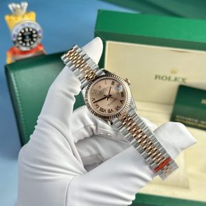Replica Rolex Datejust 278271-0006 Bicolore Oro Rosa Quadrante Colore Rosé Jubilee 31mm Orologio