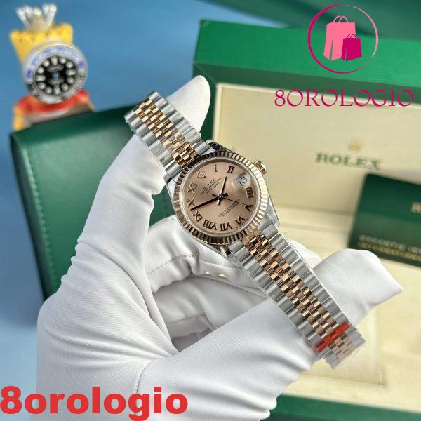 Replica Rolex Datejust 278271-0006 Bicolore Oro Rosa Quadrante Colore Rosé Jubilee 31mm Orologio