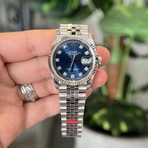 Rolex Datejust 36 126234-0037 Quadrante Blu con Diamanti Jubilee Replica di Alta Qualità VS Factory Orologio