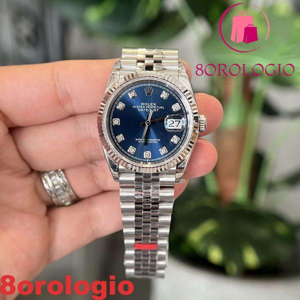 Rolex Datejust 36 126234-0037 Quadrante Blu con Diamanti Jubilee Replica di Alta Qualità VS Factory Orologio - immagine 2