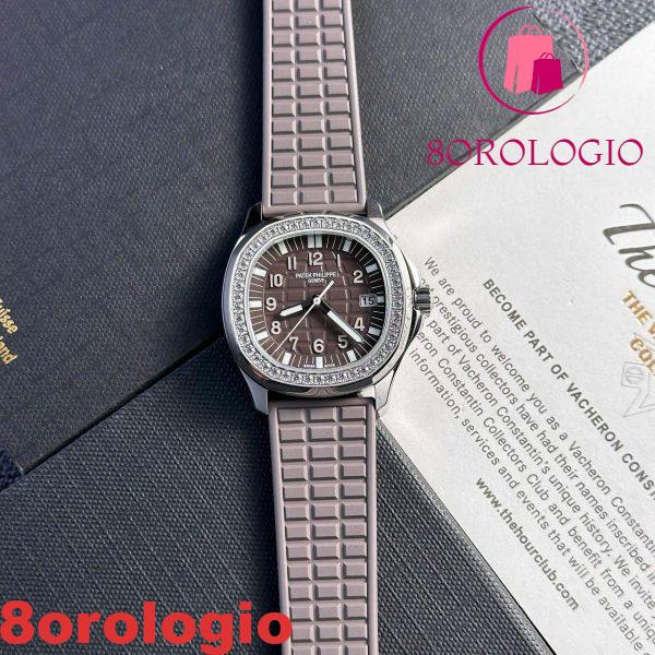 Patek Philippe Aquanaut 5067A-023 Quadrante Marrone Quarzo Replica 1:1 PPF 35.6mm Orologio - immagine 3