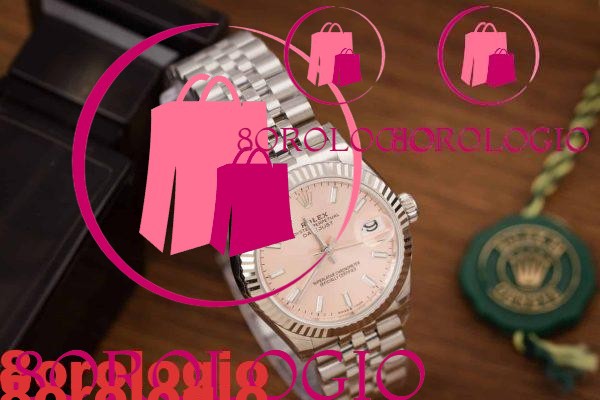Replica Rolex Datejust 31mm Quadrante Rosa Indici Luminosi Jubilee Orologio - immagine 2
