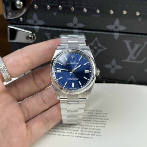 Rolex Oyster Perpetual 126000 Quadrante Blu Miglior Replica Clean Factory 36mm Orologio
