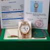 Rolex Day-Date 228235 replica in oro 18K quadrante in madreperla con numeri in moissanite a baguette GMF V3 40mm Orologio