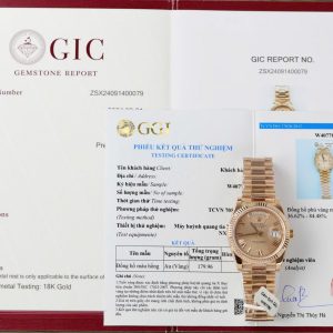 Rolex Day-Date 228235 Quadrante Rosa Romano 18K Gold Wrapped Miglior Replica V3 GMF 40mm Orologio