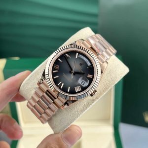 Rolex Day-Date 228235 Oro Rosa Quadrante Slate Ombré 188g Super Replica 40mm Orologio